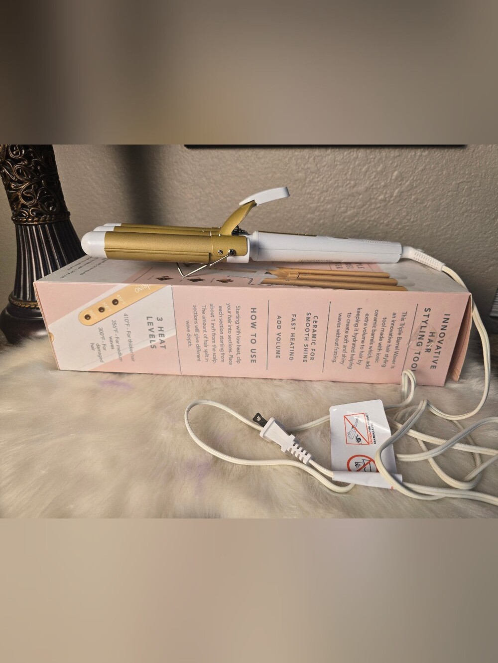 ✨ Catherine Malandrino Triple Barrel Hair Waver ✨ - Picture 2 of 15